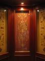 Elevator After Handpainted Fresco over Veilcalce Plaster